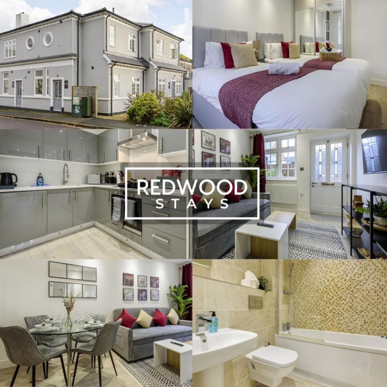 1 Bed 1 Bath Town Center Apartments For Corporates & Contractors, Wifi, Netflix And Parking On Selected Units By Redwood Stays Aldershot Exteriér fotografie