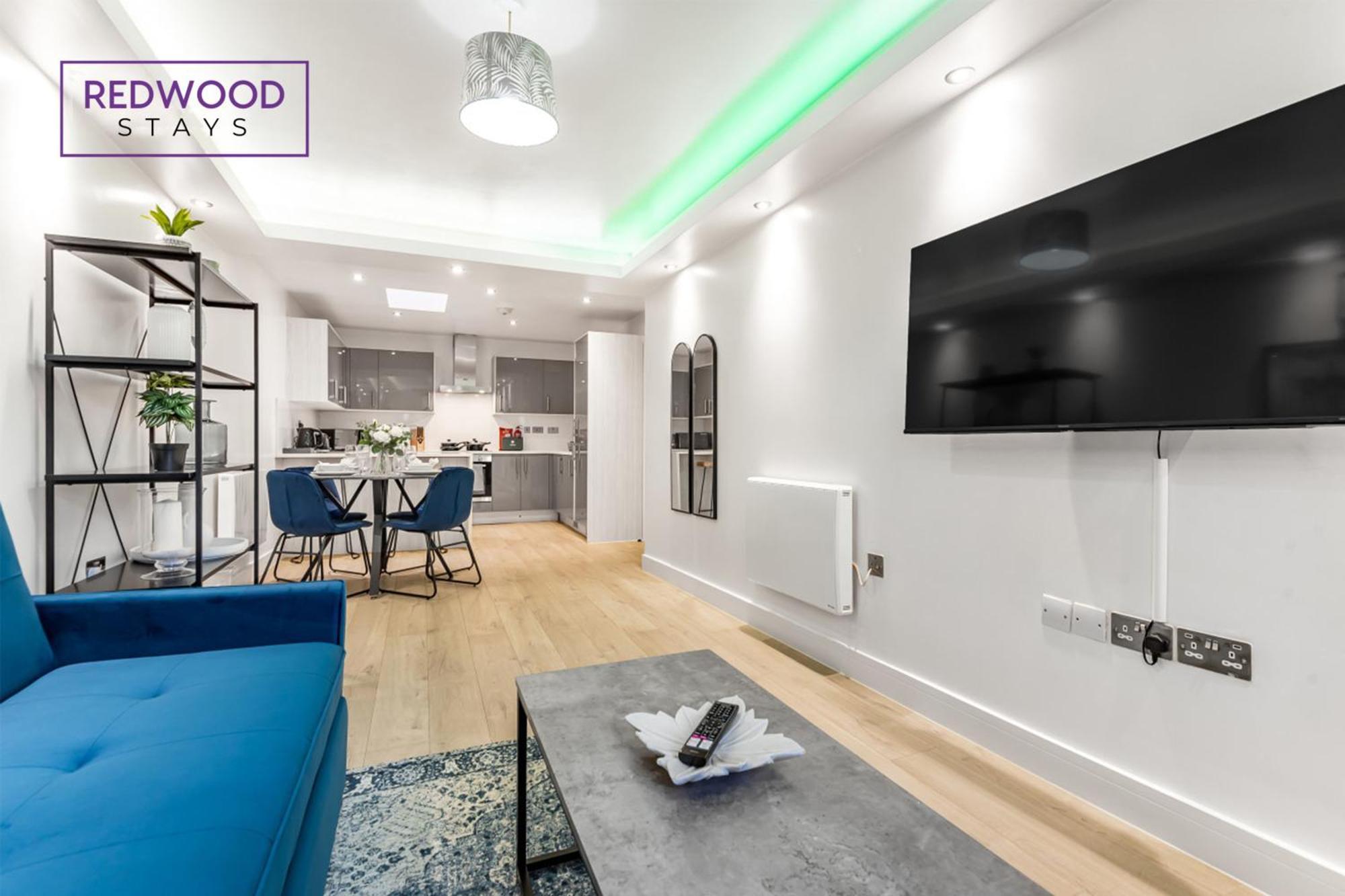 1 Bed 1 Bath Town Center Apartments For Corporates & Contractors, Wifi, Netflix And Parking On Selected Units By Redwood Stays Aldershot Exteriér fotografie