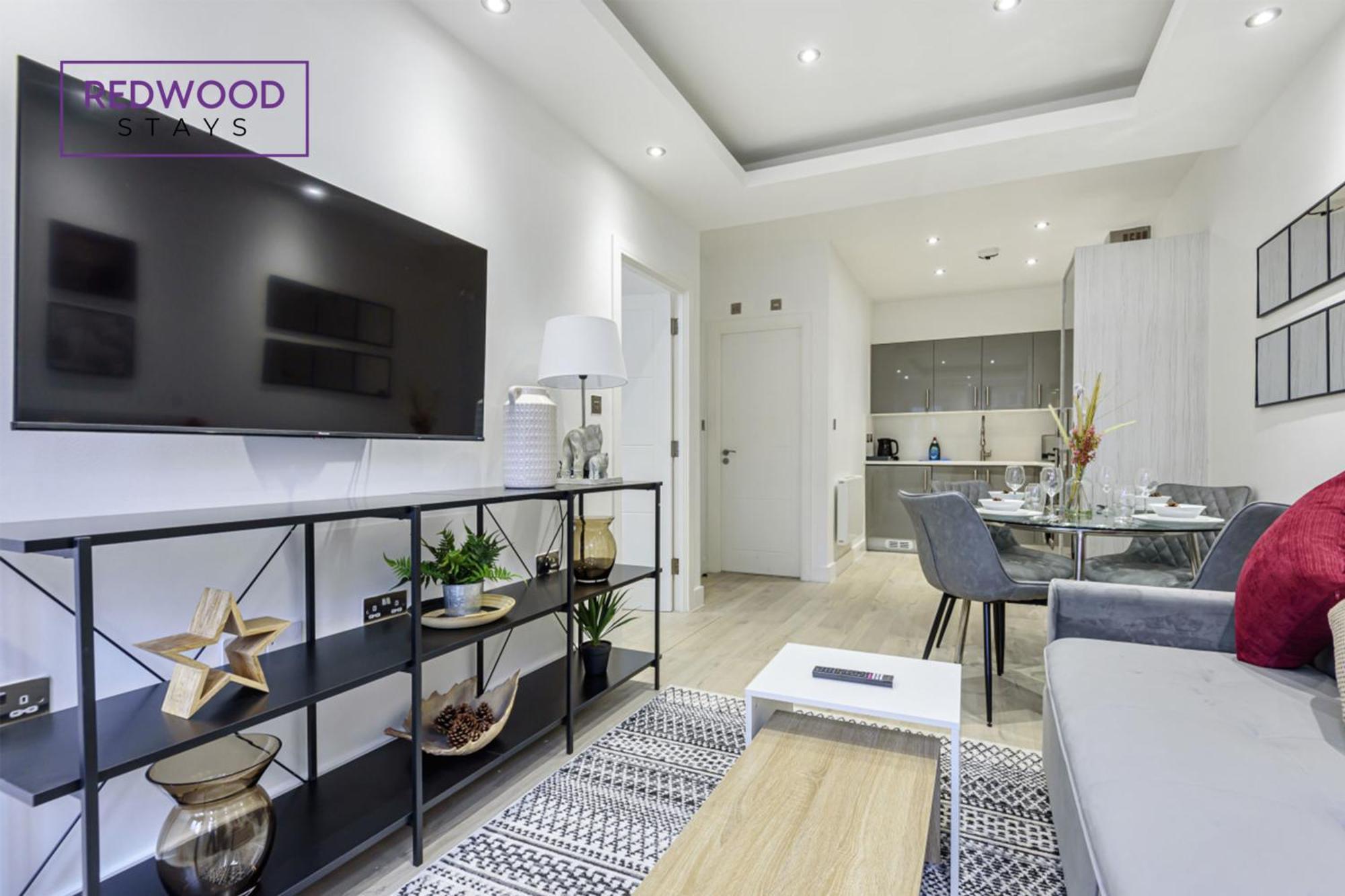 1 Bed 1 Bath Town Center Apartments For Corporates & Contractors, Wifi, Netflix And Parking On Selected Units By Redwood Stays Aldershot Exteriér fotografie